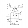 Кухненска мивка гранит GROHE K700, сив мат - цена: 599.00лв.